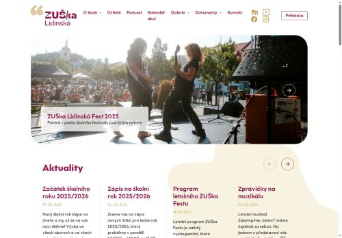 Zobrazit webové stránky Soukromá ZUŠ Dr. Lidinské