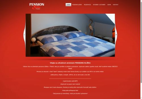 Zobrazit webové stránky Penzion Eliška