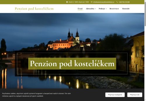 Zobrazit webové stránky Penzion pod kostelíčkem