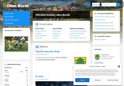 Zobrazit webové stránky Obecní úřad Borek