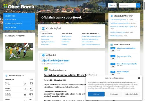Zobrazit webové stránky Obecní úřad Borek