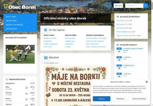 Zobrazit webové stránky Obecní úřad Borek
