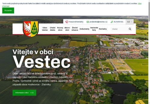 Zobrazit webové stránky Obecní úřad Vestec