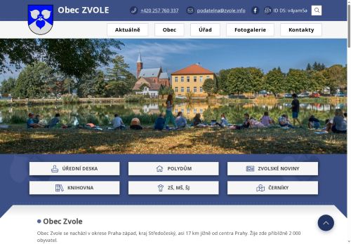 Zobrazit webové stránky Obecní úřad Zvole
