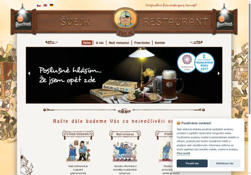 ŠVEJK GASTRO s.r.o. nabízí práci na pozici číšník/servírka v obci Plzeň