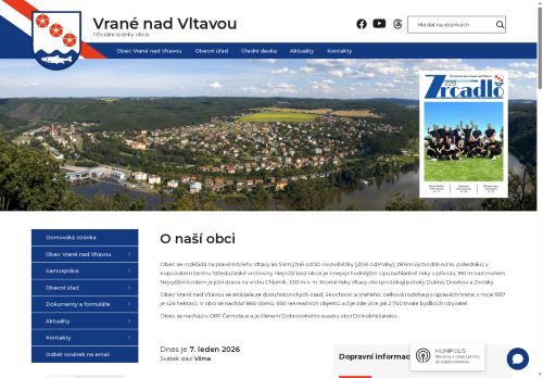 Zobrazit webové stránky Obecní úřad Vrané nad Vltavou