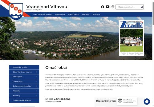 Zobrazit webové stránky Obecní úřad Vrané nad Vltavou