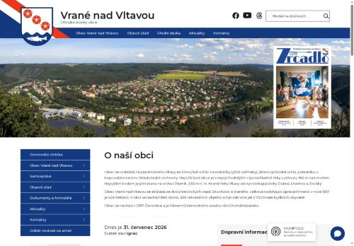 Zobrazit webové stránky Obecní úřad Vrané nad Vltavou