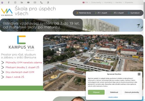 Zobrazit webové stránky Základní škola VIA