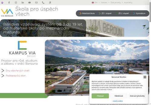 Zobrazit webové stránky Základní škola VIA