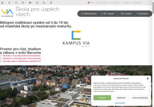 Zobrazit webové stránky Základní škola VIA