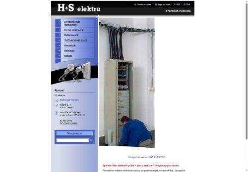 Zobrazit webové stránky H & S Elektro