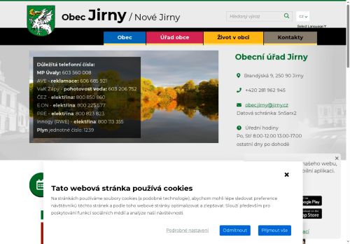 Zobrazit webové stránky Obecní úřad Jirny