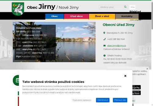 Zobrazit webové stránky Obecní úřad Jirny