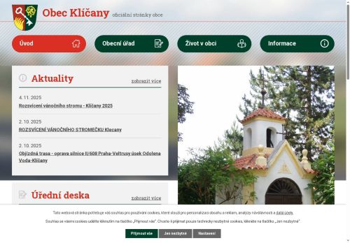 Zobrazit webové stránky Obecní úřad Klíčany