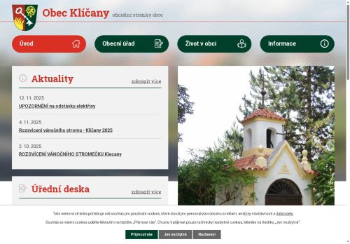 Zobrazit webové stránky Obecní úřad Klíčany
