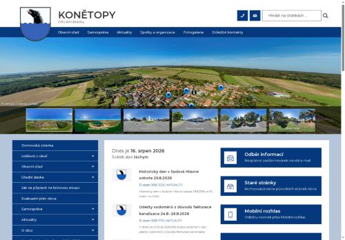 Zobrazit webové stránky Obecní úřad Konětopy