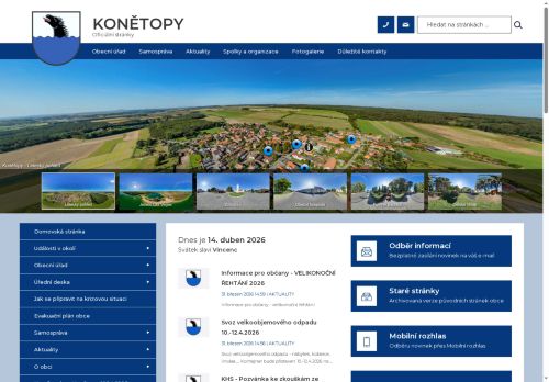 Zobrazit webové stránky Obecní úřad Konětopy