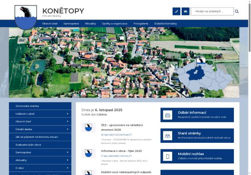 Zobrazit webové stránky Obecní úřad Konětopy