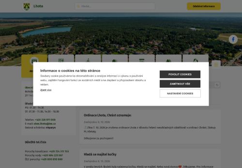 Zobrazit webové stránky Obecní úřad Lhota