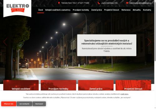 Zobrazit webové stránky ELEKTRO Ing. Klíma s.r.o.