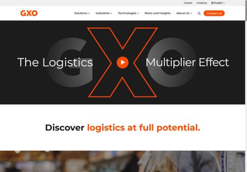 Webové stránky GXO Logistics Czech s.r.o., Hustopeče