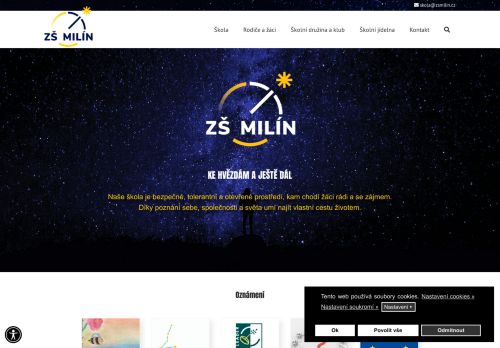 Základní škola Milín nabízí práci na pozici Uklízeč/ka - 3 hod denně v obci Milín