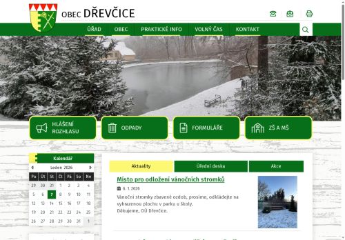 Zobrazit webové stránky Obecní úřad Dřevčice