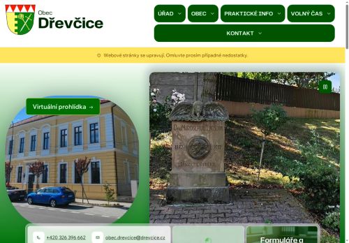 Zobrazit webové stránky Obecní úřad Dřevčice