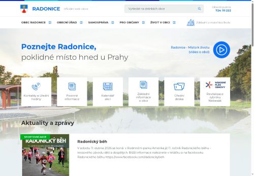 Zobrazit webové stránky Obecní úřad Radonice