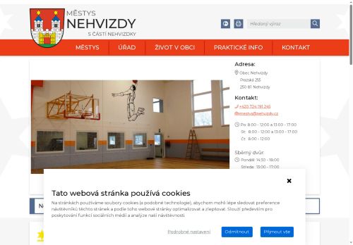 Zobrazit webové stránky Úřad městyse Nehvizdy
