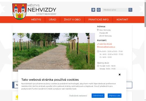 Zobrazit webové stránky Úřad městyse Nehvizdy