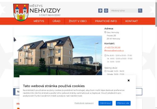 Zobrazit webové stránky Úřad městyse Nehvizdy
