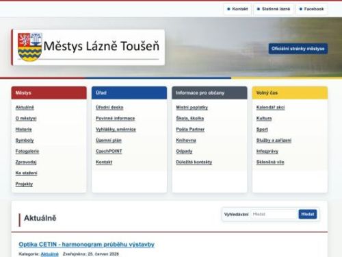 Úřad městyse Lázně Toušeň