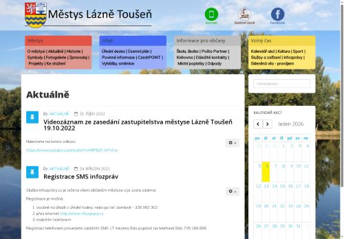 Zobrazit webové stránky Úřad městyse Lázně Toušeň