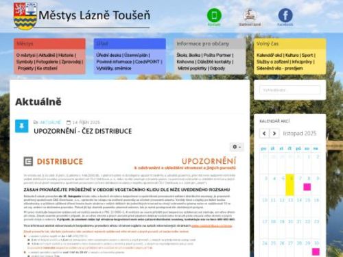 Úřad městyse Lázně Toušeň