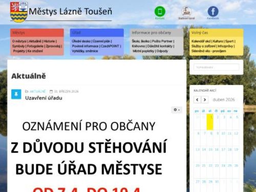 Úřad městyse Lázně Toušeň