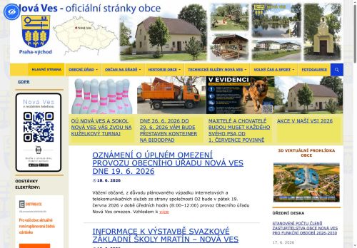 Zobrazit webové stránky Obecní úřad Nová Ves
