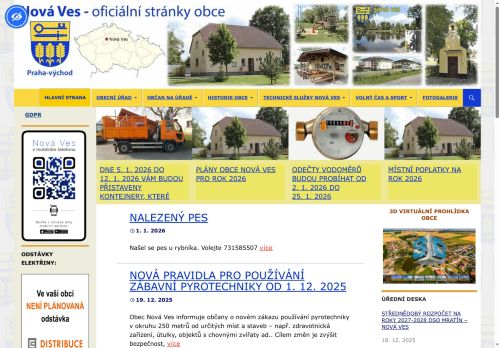 Zobrazit webové stránky Obecní úřad Nová Ves