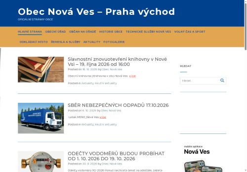 Zobrazit webové stránky Obecní úřad Nová Ves