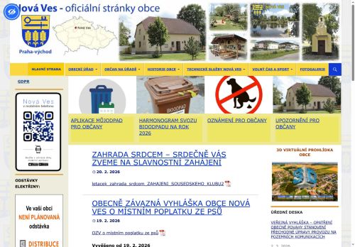 Zobrazit webové stránky Obecní úřad Nová Ves