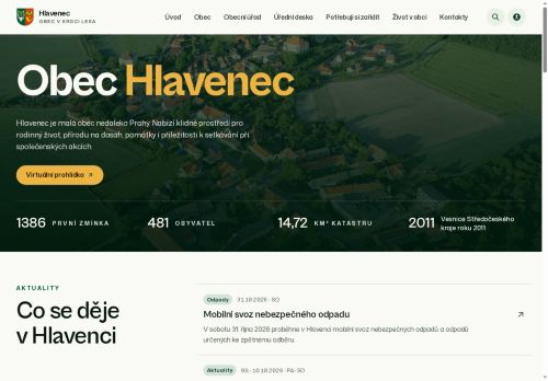 Zobrazit webové stránky Obecní úřad Hlavenec