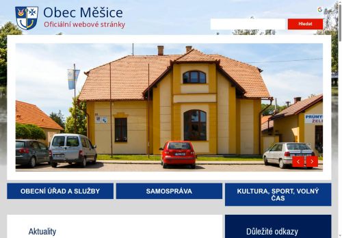 Zobrazit webové stránky Obecní úřad Měšice