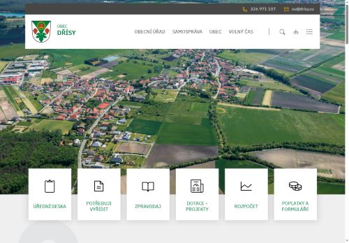 Zobrazit webové stránky Obecní úřad Dřísy