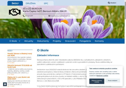 Zobrazit webové stránky Střední a základní škola Beroun