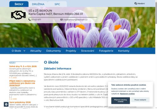 Zobrazit webové stránky Střední a základní škola Beroun