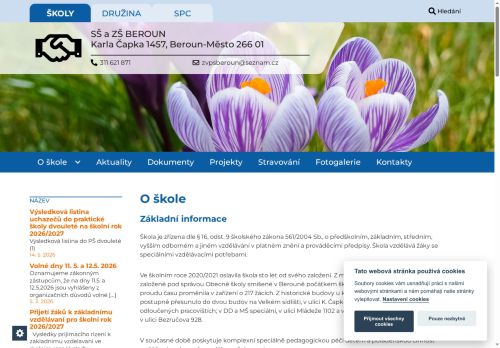 Zobrazit webové stránky Střední a základní škola Beroun