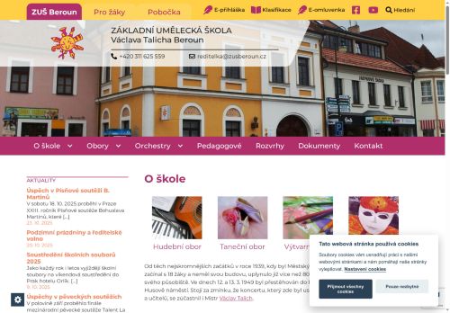 Zobrazit webové stránky Základní umělecká škola