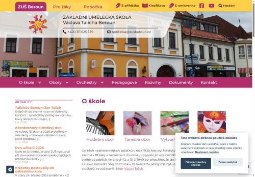 Zobrazit webové stránky Základní umělecká škola
