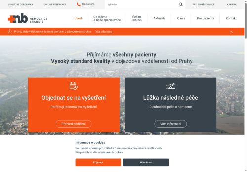 Webové stránky PP Hospitals, s.r.o., Brandýs nad Labem-Stará Boleslav